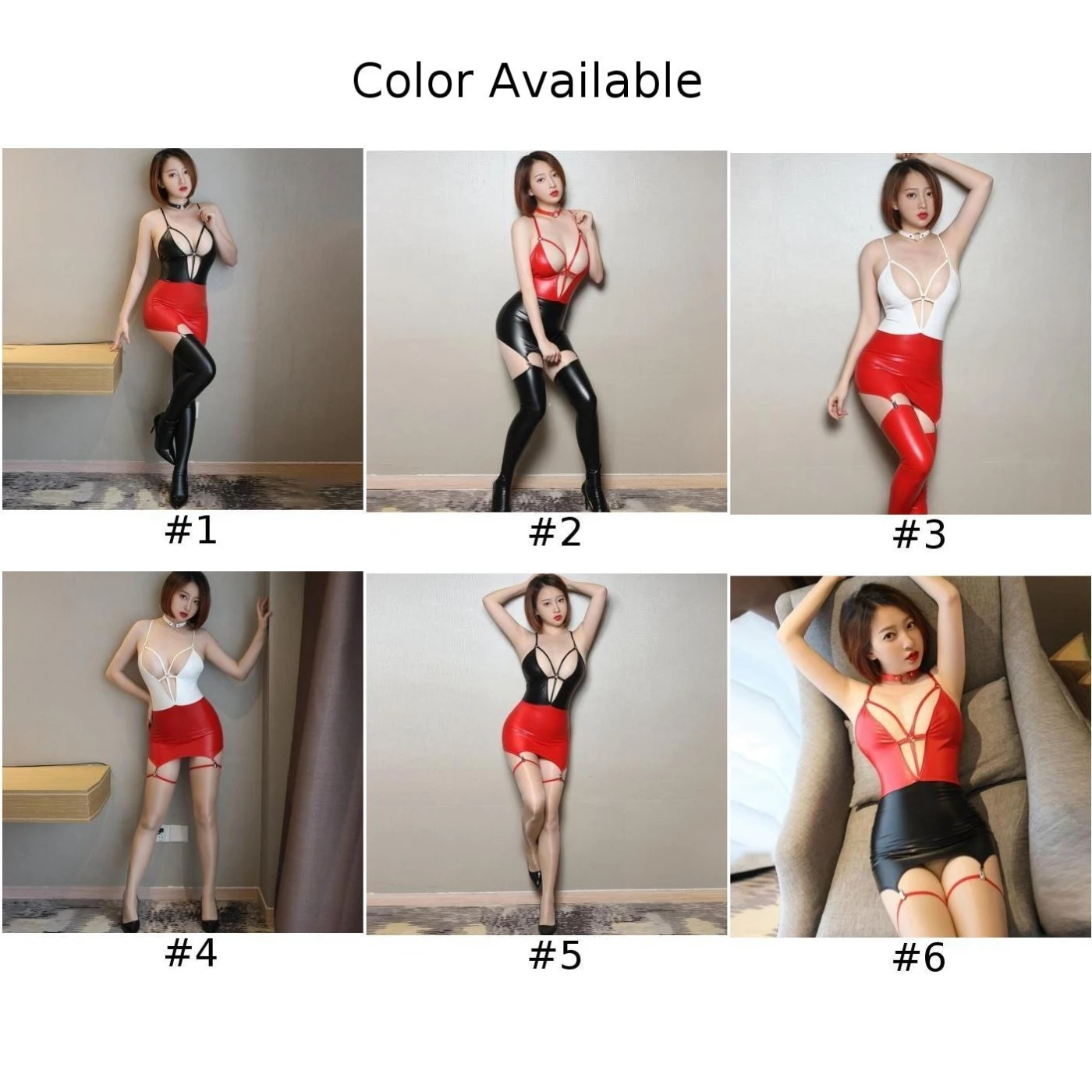 Patchwork PU Leather Bodycon Hot Dress Womens Sexy Deep V-neck Mini Dress Party Wet Look Night Clubwear 2021
Patchwork PU Leather Bodycon Hot Dress Womens Sexy Deep V-neck Mini Dress Party Wet Look Night Clubwear 2021