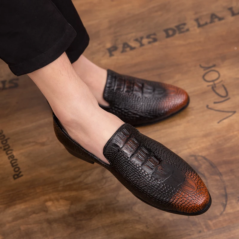 Leather Shoes Men Loafers Leather Shoes Luxury Brand Italian Retro Handmade Moccasins Fashion Driving Shoes Zapatos De Hombre II
Leather Shoes Men Loafers Leather Shoes Luxury Brand Italian Retro Handmade Moccasins Fashion Driving Shoes Zapatos De Hombre II