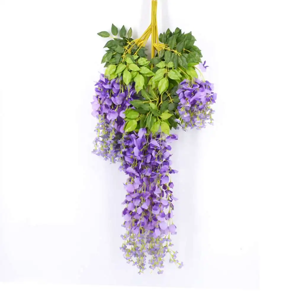 12PC Artificial Fake Wisteria Vine Ratta Hanging Garland Silk Flowers Home Decor Background Window Decor Accessories
12PC Artificial Fake Wisteria Vine Ratta Hanging Garland Silk Flowers Home Decor Background Window Decor Accessories