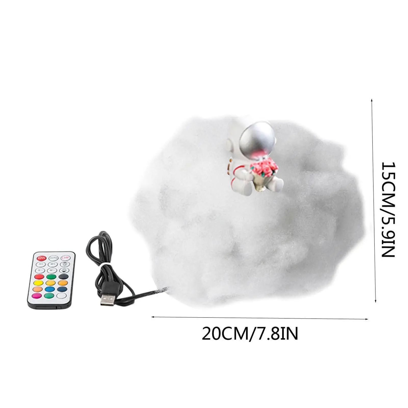 Outerspace Party Decor Light USB-DC Innovative Remote Control LED Lights Astronaut Christmas Wedding Table Lamp
Outerspace Party Decor Light USB-DC Innovative Remote Control LED Lights Astronaut Christmas Wedding Table Lamp