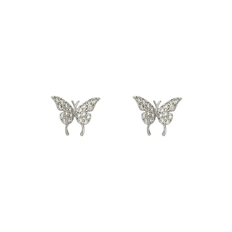 Fashion Glamour Lady Earrings Jewelry Accessories Plated 925 Standard Silver Inlaid 3A+ Diamond Butterfly Earrings for Women
Fashion Glamour Lady Earrings Jewelry Accessories Plated 925 Standard Silver Inlaid 3A+ Diamond Butterfly Earrings for Women