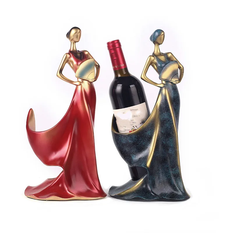 European Creative Girl Wine Bottle Rack Home Accessories 2020 Home Decoration Character Resins Wine Holder
European Creative Girl Wine Bottle Rack Home Accessories 2020 Home Decoration Character Resins Wine Holder