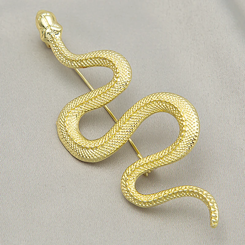 Silver Men's and Women's Metal Snake Brooch Luxury Unique Design Golden Corsage Party Casual Jewelry Gift Collar Pin Badge
Silver Men's and Women's Metal Snake Brooch Luxury Unique Design Golden Corsage Party Casual Jewelry Gift Collar Pin Badge