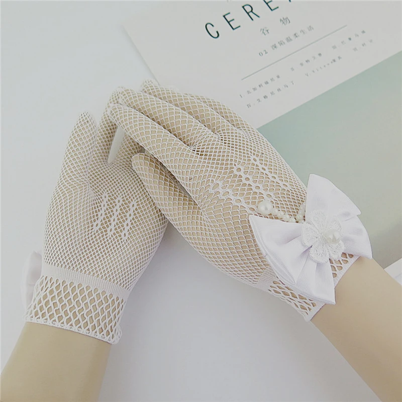 1 Pair Girls Kids White Lace Faux Pearl Fishnet Gloves Communion Flower Girl Bride Party Ceremony Accessories
1 Pair Girls Kids White Lace Faux Pearl Fishnet Gloves Communion Flower Girl Bride Party Ceremony Accessories