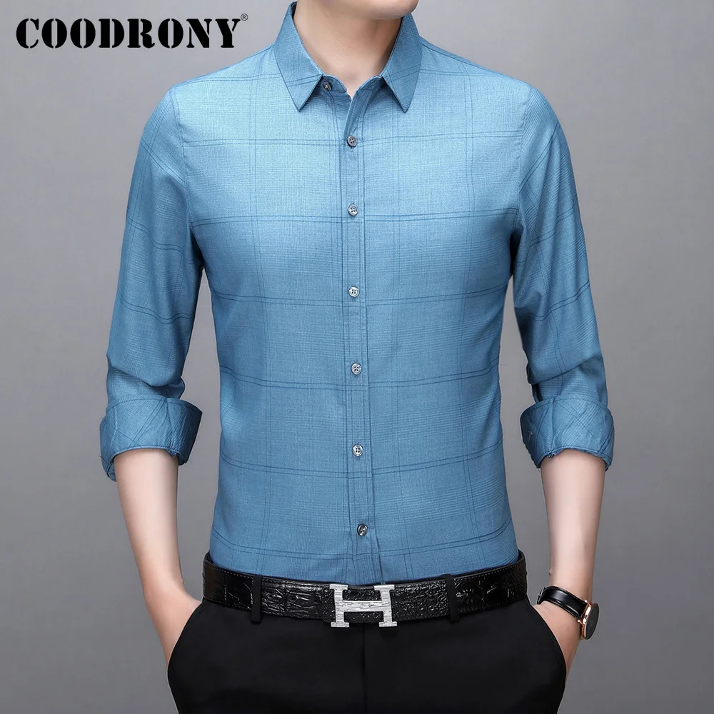 COODRONY Brand Fashion Men Business Casual Plaid Long Sleeve Shirts Spring Autumn New Arrival Male Slim Classic Clothing W6001
COODRONY Brand Fashion Men Business Casual Plaid Long Sleeve Shirts Spring Autumn New Arrival Male Slim Classic Clothing W6001