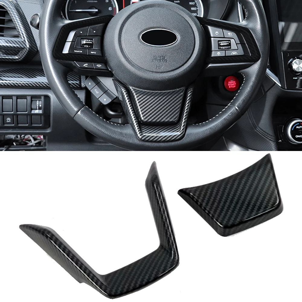 For Subaru Outback 2021/ Subaru Forester 2019-2021 Car Styling Interior Steering Wheel Decoration Carbon Fiber Sticker 2pcs
For Subaru Outback 2021/ Subaru Forester 2019-2021 Car Styling Interior Steering Wheel Decoration Carbon Fiber Sticker 2pcs