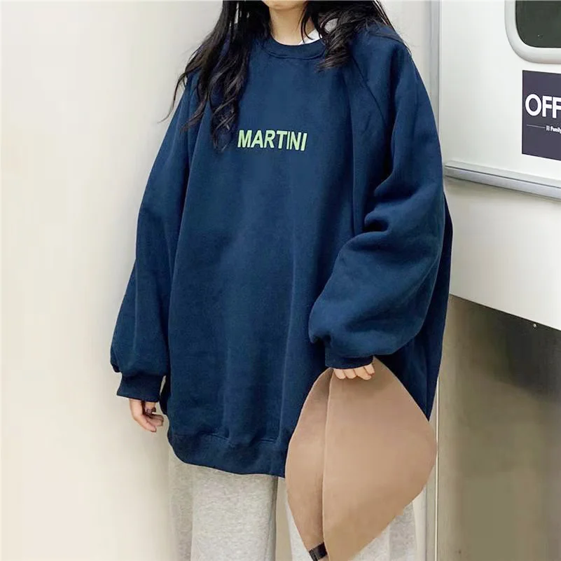 Hoodie Women's Loose Letter Simple Unisex Couple Oversized Sweatshirt Round Neck Thickening Soft Autumn Basic Women's Clothing
Hoodie Women's Loose Letter Simple Unisex Couple Oversized Sweatshirt Round Neck Thickening Soft Autumn Basic Women's Clothing