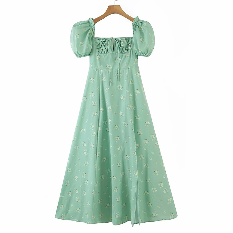 YENKYE Summer Dress Women Floral Print Sexy Slits Boho Long Dress Elegant Ladies Puff Sleeve Holiday Party Dress Maxi Vestido
YENKYE Summer Dress Women Floral Print Sexy Slits Boho Long Dress Elegant Ladies Puff Sleeve Holiday Party Dress Maxi Vestido