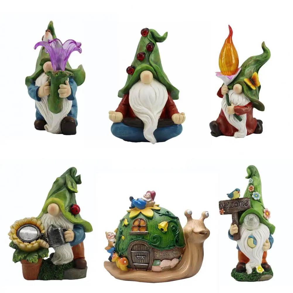LED Dwarf Statue Faceless Solar-powered Illumination Resin Simulation Miniature Gnome Garden Sculpture for Decorating Ornament
LED Dwarf Statue Faceless Solar-powered Illumination Resin Simulation Miniature Gnome Garden Sculpture for Decorating Ornament