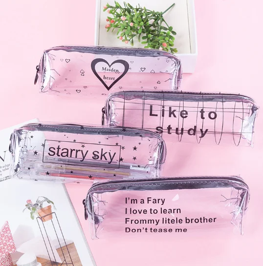Kawaii Starry Sky Heart Pencil Case For Girls Boys Gifts School Cute Transparent Pencil Box Pencilcase Korean School Stationery
Kawaii Starry Sky Heart Pencil Case For Girls Boys Gifts School Cute Transparent Pencil Box Pencilcase Korean School Stationery