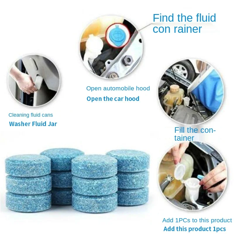 10pcs/20pcs/40pcs Car Windshield Wiper Glass Washer Auto Solid Cleaner Compact Effervescent Tablets Window Car Accessories
10pcs/20pcs/40pcs Car Windshield Wiper Glass Washer Auto Solid Cleaner Compact Effervescent Tablets Window Car Accessories