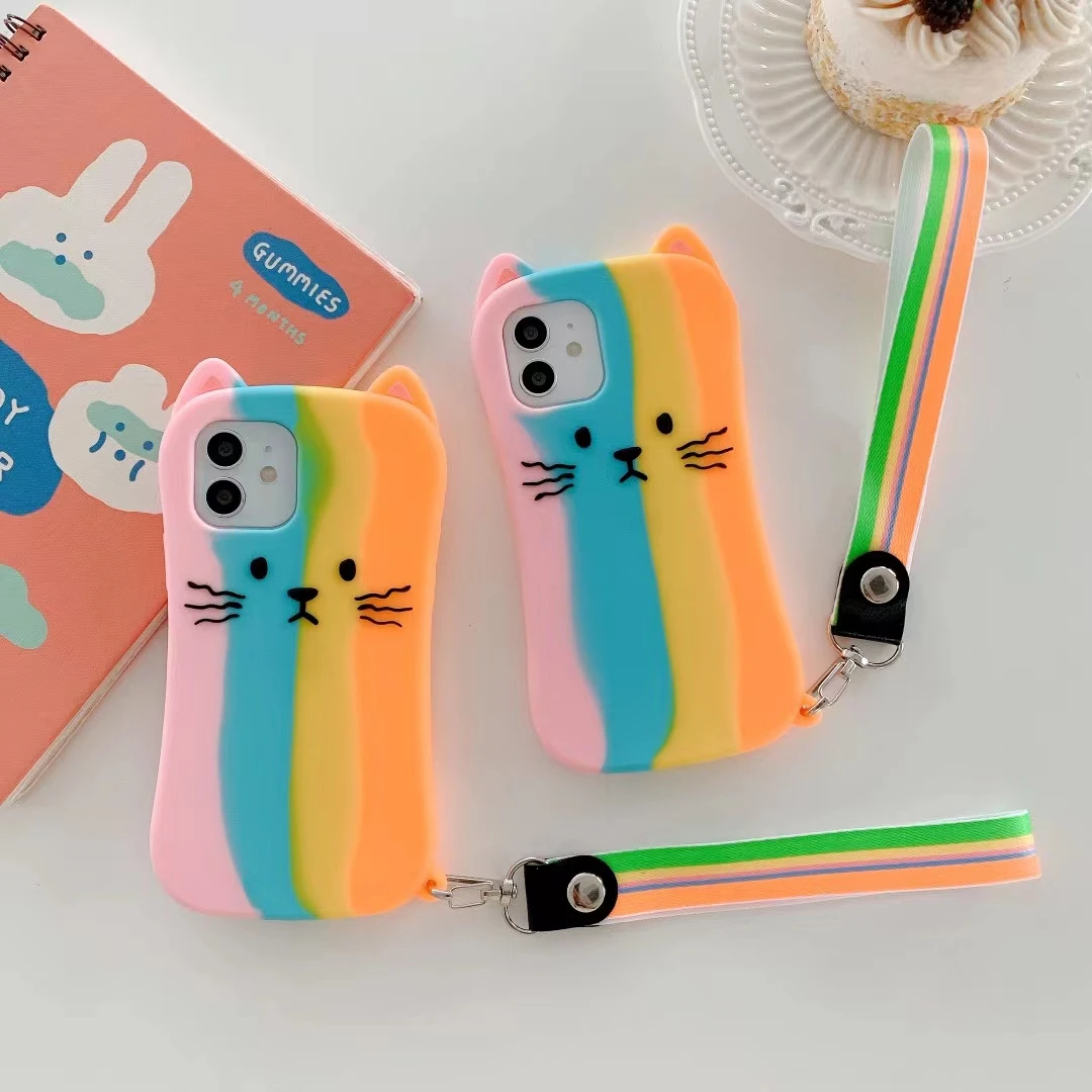 For iPhone SE 2020 6 7 8 Plus X XS XR 11 12 Pro Max 3D Cute Cartoon Cat Soft Silicone Case Phone Shockproof Back Cover Shell
For iPhone SE 2020 6 7 8 Plus X XS XR 11 12 Pro Max 3D Cute Cartoon Cat Soft Silicone Case Phone Shockproof Back Cover Shell