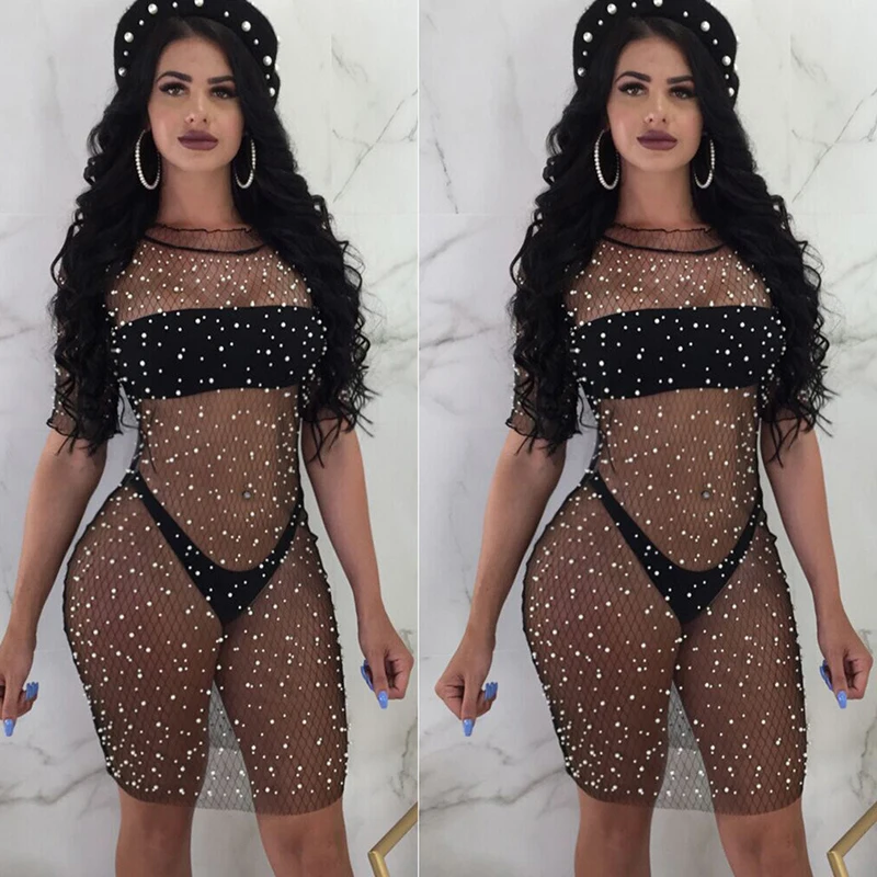 Women Perspective Summer Swimsuit Swimwear Beach Dress Cover Up Evening Bandage Party Cocktail Sexy Dress 2022
Women Perspective Summer Swimsuit Swimwear Beach Dress Cover Up Evening Bandage Party Cocktail Sexy Dress 2022