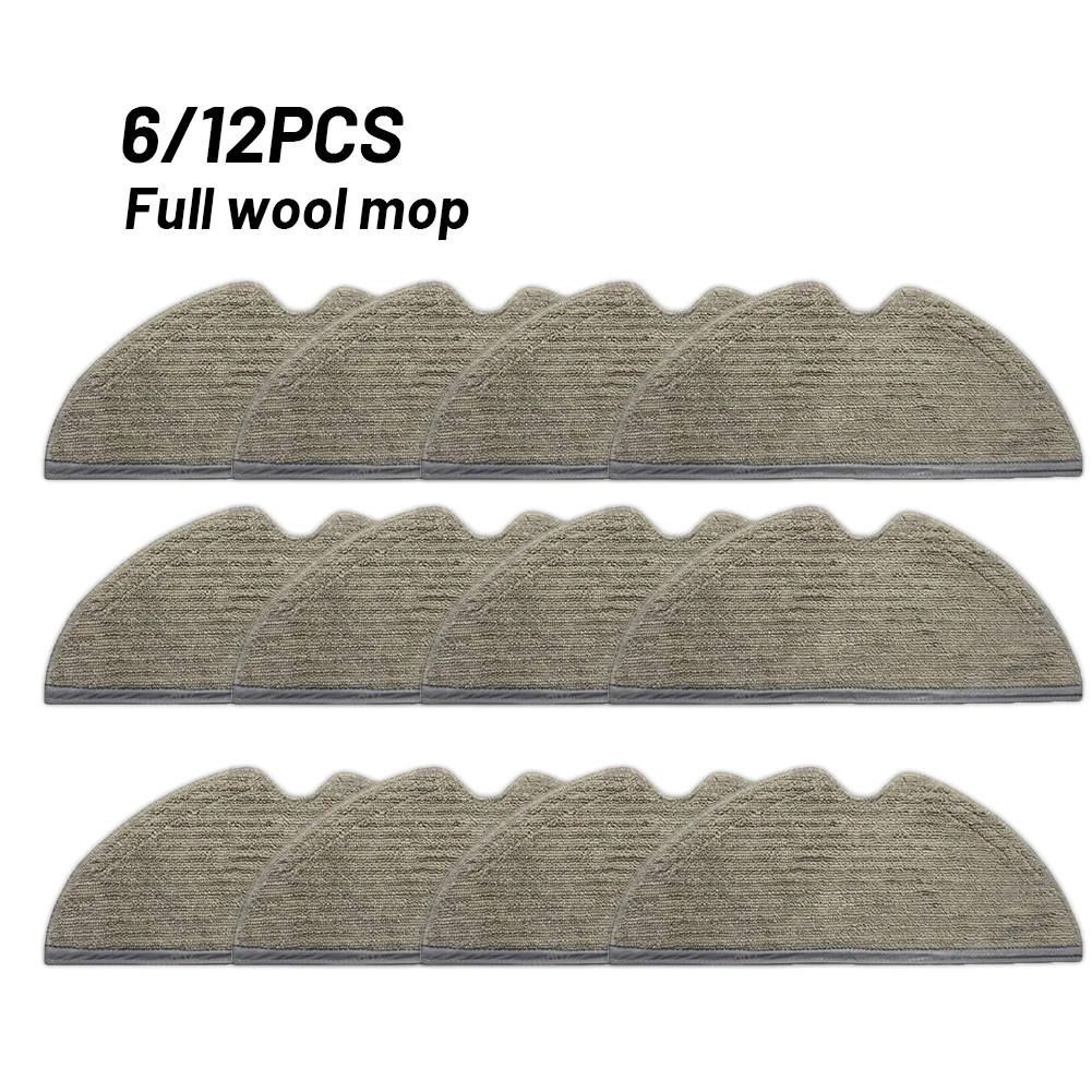 6pcs 12pcs*Full Wool Mop Robot Vacuum Cleaner Part Full Wool Mop For Xiaomi Mijia 1C Dreame F9 D9 Sweeper
6pcs 12pcs*Full Wool Mop Robot Vacuum Cleaner Part Full Wool Mop For Xiaomi Mijia 1C Dreame F9 D9 Sweeper