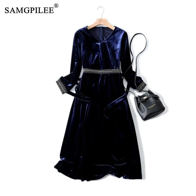 Dresses For Women 2021 Casual Plus Size Dress A-line Solid Three Quarter Sleeve Knee-length Empire V-neck Winter Dress Women 4XL
Dresses For Women 2021 Casual Plus Size Dress A-line Solid Three Quarter Sleeve Knee-length Empire V-neck Winter Dress Women 4XL