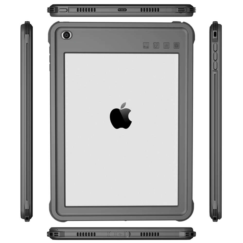 For iPad 2017/2018 Waterproof Case Shockproof Snow Swimming 9.7 inch Cover Skin Black | Компьютеры и офис