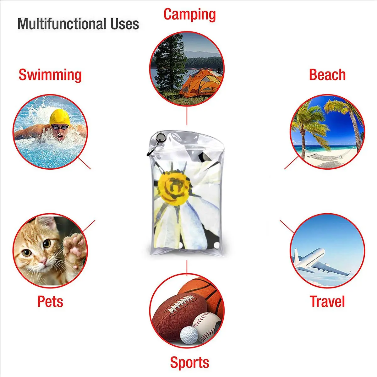 Quick Drying Pocket Towel Peas And Watercolor Camomiles Portable Water Absorbent Towel No Pilling Sports Bath Towel
Quick Drying Pocket Towel Peas And Watercolor Camomiles Portable Water Absorbent Towel No Pilling Sports Bath Towel
