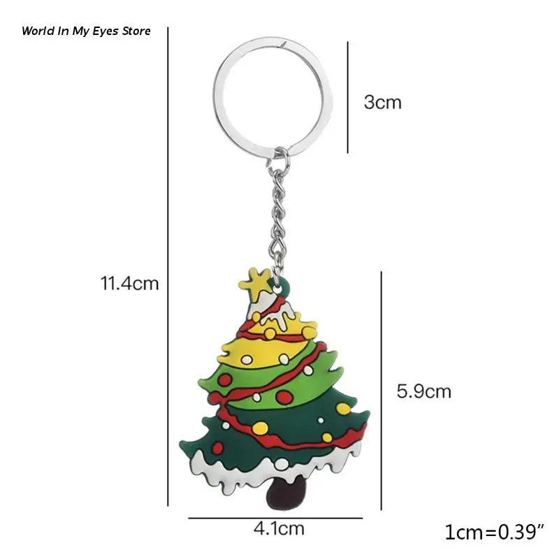 124D Santa Claus Cartoon Key Rings Creative Christmas Tree Snowhouse Bag Pendant PVC Soft Keychains Car Key Accessories
124D Santa Claus Cartoon Key Rings Creative Christmas Tree Snowhouse Bag Pendant PVC Soft Keychains Car Key Accessories