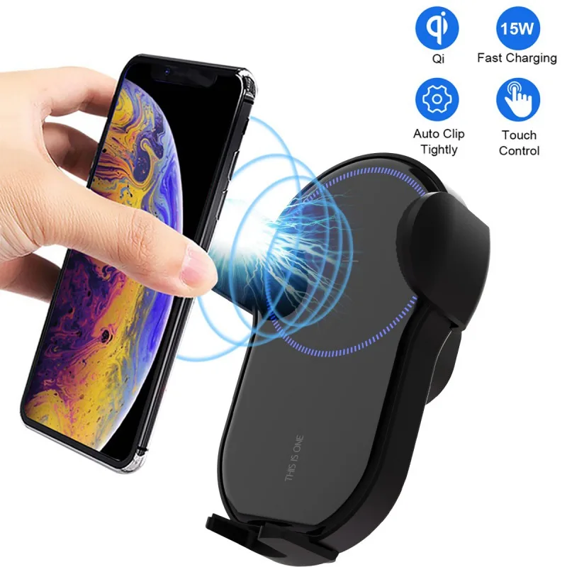 15W Qi Wireless Car Charger Automatic Clamping Fast Charging Phone Holder Mount in Car for iPhone 11 XR X Huawei Samsung Xiaomi
15W Qi Wireless Car Charger Automatic Clamping Fast Charging Phone Holder Mount in Car for iPhone 11 XR X Huawei Samsung Xiaomi