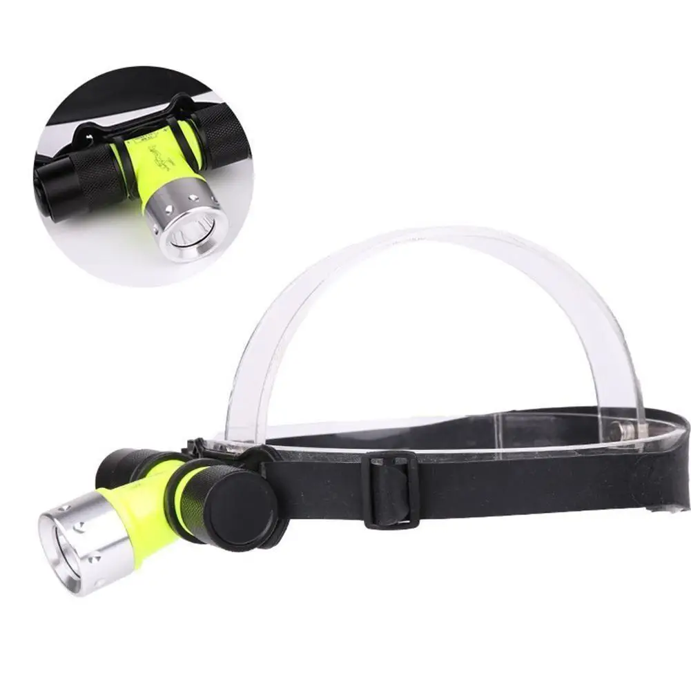 Водонепроницаемый светодиодный налобный фонарь для дайвинга, лм 
Водонепроницаемый светодиодный налобный фонарь для дайвинга, лм