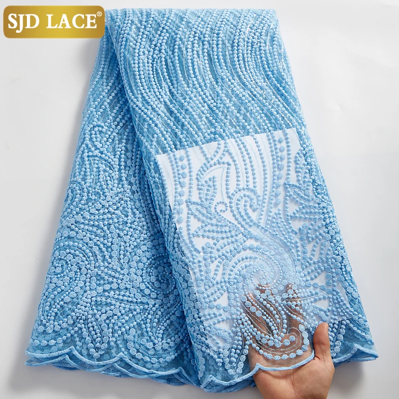 SJD LACE 2021Latest French Lace Fabric With Sequins African Lace Fabric Bridal Wedding Materials 5Yards Mesh Tulle Sewing A2545
SJD LACE 2021Latest French Lace Fabric With Sequins African Lace Fabric Bridal Wedding Materials 5Yards Mesh Tulle Sewing A2545