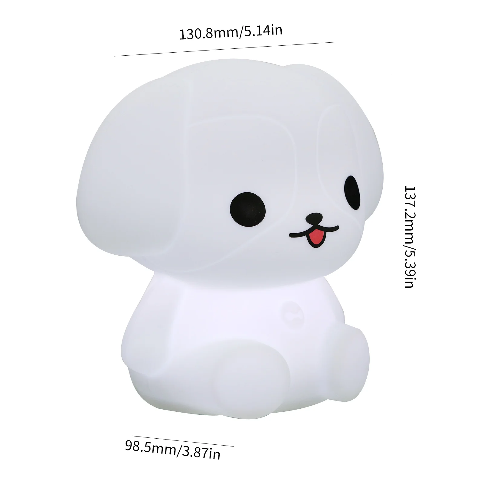 Silicone Puppy LED Night Light Touch Sensor Remote Control Colorful Dog Night Lamp Kids Baby Home Bedroom Desktop Decor Ornament
Silicone Puppy LED Night Light Touch Sensor Remote Control Colorful Dog Night Lamp Kids Baby Home Bedroom Desktop Decor Ornament