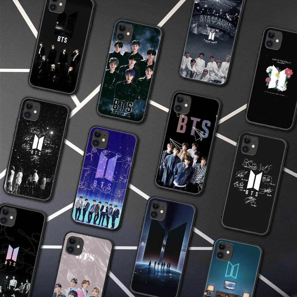 Kpop Bangtan Boys Band Phone Case For Iphone 5 5S SE 2020 6 6S 7 8 Plus 11 12 Mini X XS XR Pro Max black Hoesjes Luxury Bumper
Kpop Bangtan Boys Band Phone Case For Iphone 5 5S SE 2020 6 6S 7 8 Plus 11 12 Mini X XS XR Pro Max black Hoesjes Luxury Bumper
