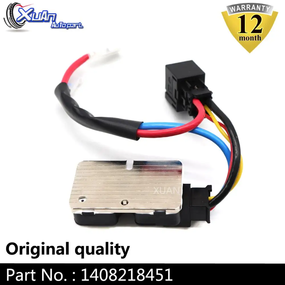 XUAN AC Blower Heater Fan Motor Resistor Regulator 1408218451 For Mercedes-Benz CL500 CL600 E55 AMG E300 E320 E430 S320 S420
XUAN AC Blower Heater Fan Motor Resistor Regulator 1408218451 For Mercedes-Benz CL500 CL600 E55 AMG E300 E320 E430 S320 S420