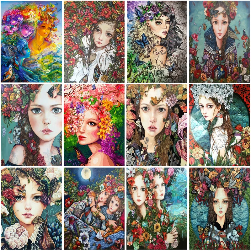 Diy Diamond Painting Flower Fairy Cross Stitch Character Full Diamond Home Decoration Mosaic Background Wall Sticker
Diy Diamond Painting Flower Fairy Cross Stitch Character Full Diamond Home Decoration Mosaic Background Wall Sticker