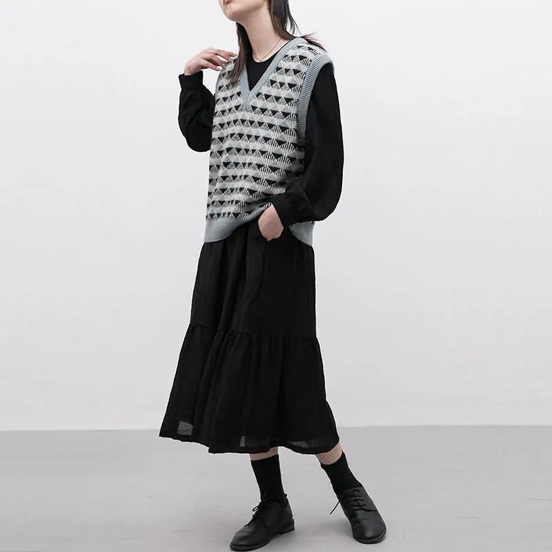 XITAO Pleated Dress Fashion Black Small Fresh Casual Style 2021 Spring Full Sleeve Minority Elegant Loose Dress Top ZY5471
XITAO Pleated Dress Fashion Black Small Fresh Casual Style 2021 Spring Full Sleeve Minority Elegant Loose Dress Top ZY5471