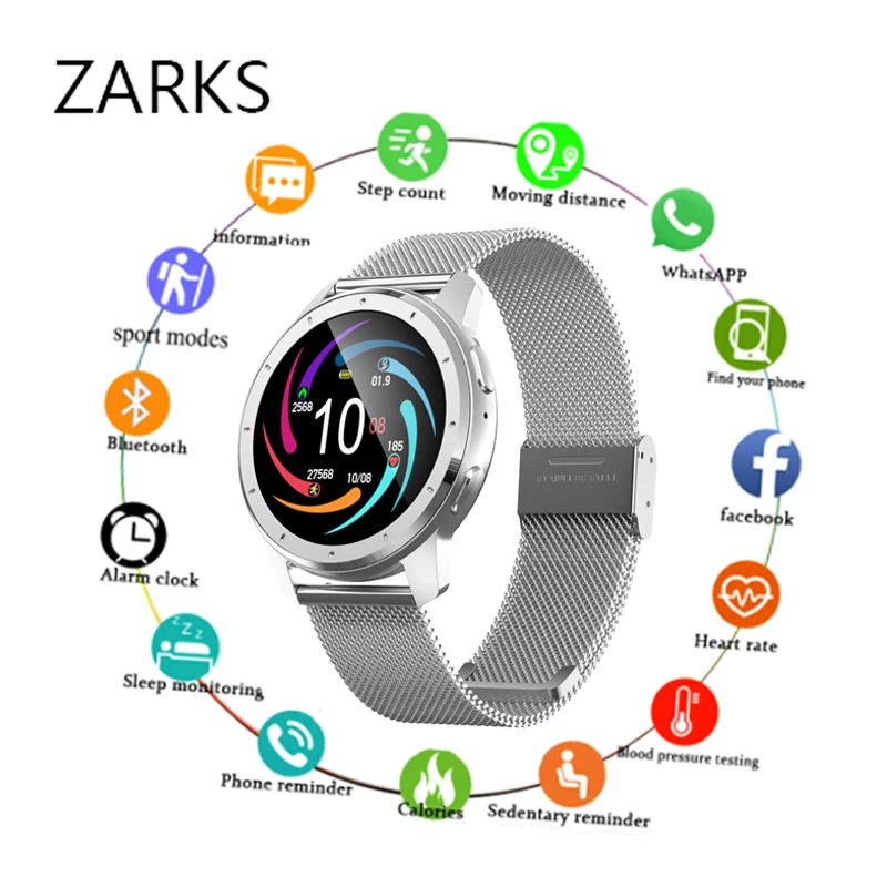 ZARKS MX11 1.28Inch 2021 Smart Watch Men Full Touch Fitness Bluetooth Tracker Waterproof Women 4G Smartwatch For Android IOS
ZARKS MX11 1.28Inch 2021 Smart Watch Men Full Touch Fitness Bluetooth Tracker Waterproof Women 4G Smartwatch For Android IOS