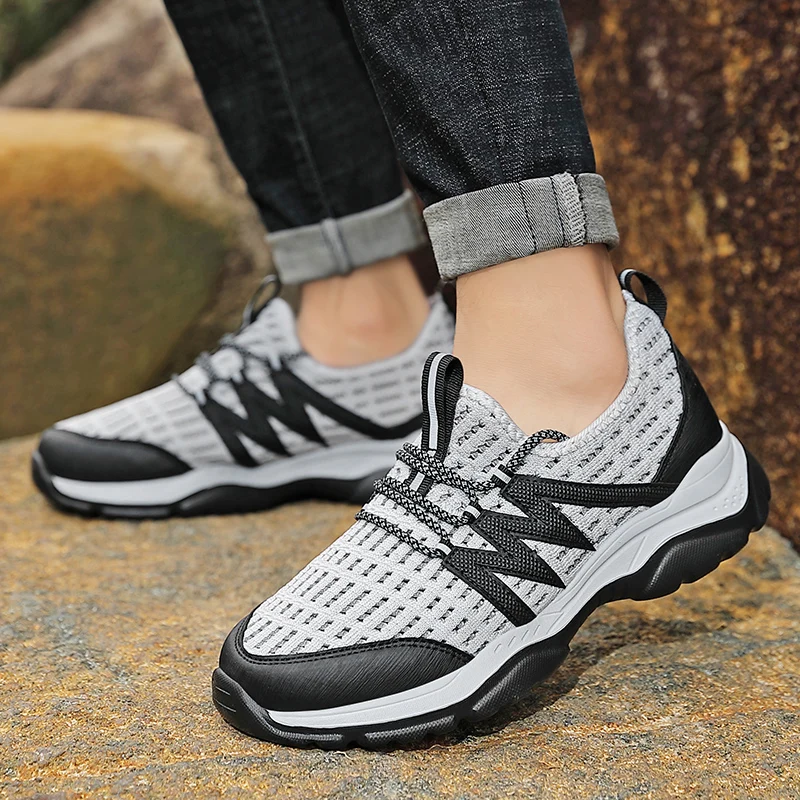Men's Casual Shoes Breathable Running Shoes Male Mesh Sneakers Comfortable Walking Shoes Men Hard-Wearing Outdoor Tenis Shoes
Men's Casual Shoes Breathable Running Shoes Male Mesh Sneakers Comfortable Walking Shoes Men Hard-Wearing Outdoor Tenis Shoes