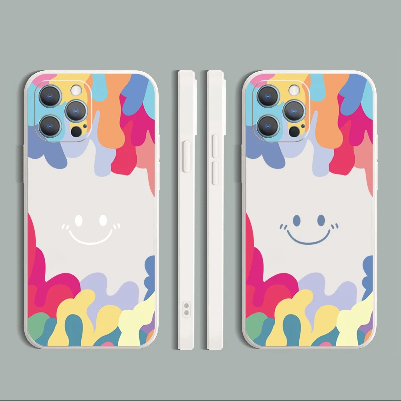 For iPhone 13 12 Mini 11 Pro Max XS XR X 7 8 Plus SE 2020 Phone Case Smile Straight Edge Silicone Protective Cover
For iPhone 13 12 Mini 11 Pro Max XS XR X 7 8 Plus SE 2020 Phone Case Smile Straight Edge Silicone Protective Cover