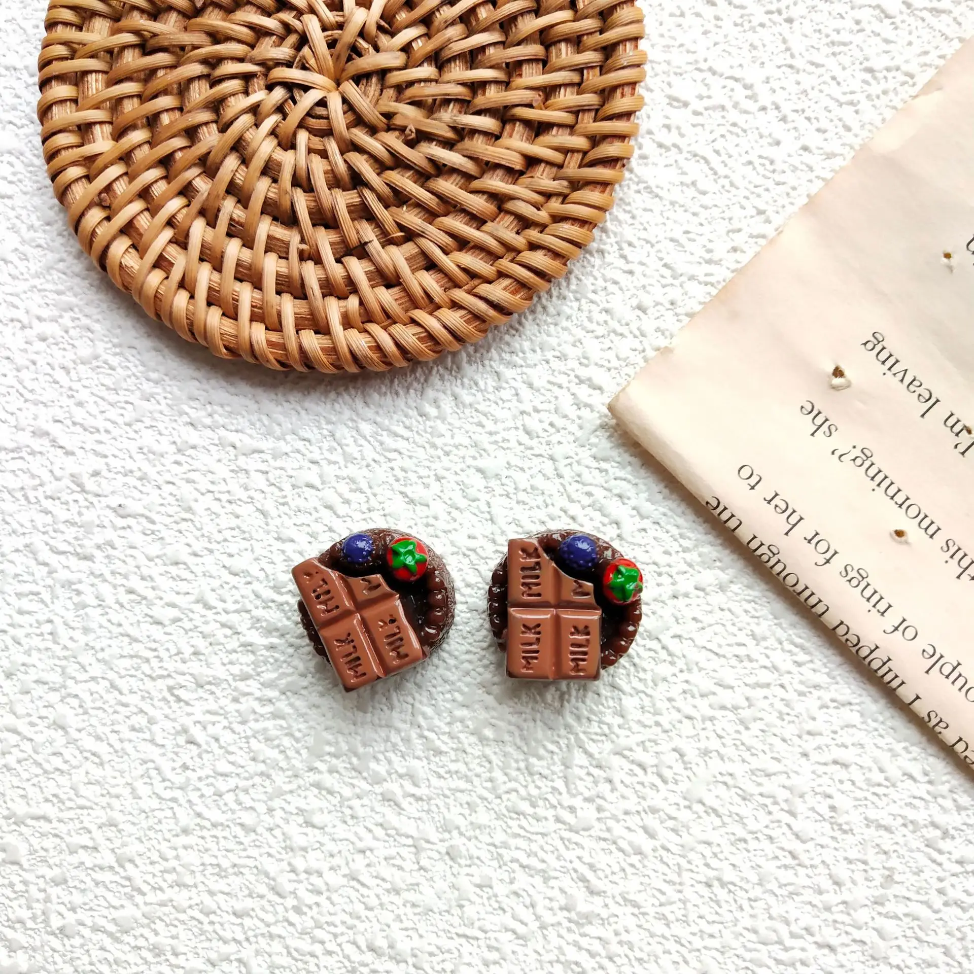 Cute Funny Earrings Stud Pizza Cake Chocolate Toast Resin Food 2021 Jewelry For Women Cartoon Accessories Wholesale Party Gifts
Cute Funny Earrings Stud Pizza Cake Chocolate Toast Resin Food 2021 Jewelry For Women Cartoon Accessories Wholesale Party Gifts