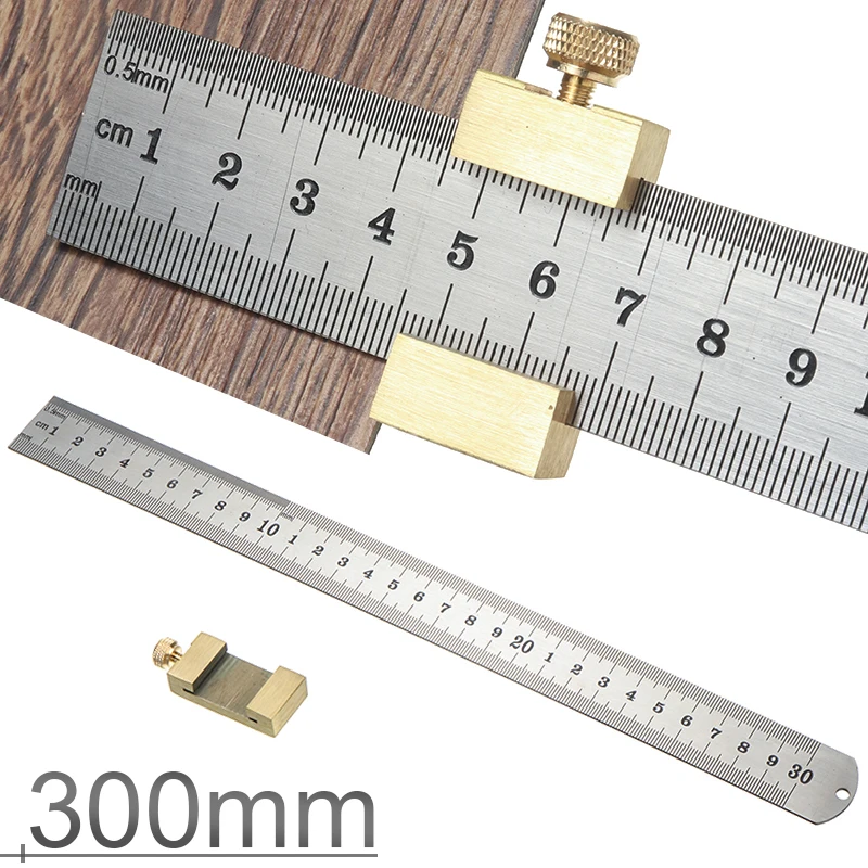 30cm Precision Metal Measuring Tool Steel Ruler Workshop Ruler Straight Ruler Metric Imperial Metal Ruler +Sliding Block
30cm Precision Metal Measuring Tool Steel Ruler Workshop Ruler Straight Ruler Metric Imperial Metal Ruler +Sliding Block