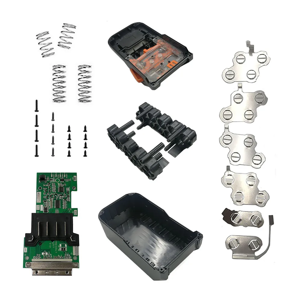 Lithium Battery Case Charging Protection LED Circuit Board for AEG RIDGID 18V 20V Lithium Tools Battery Shell Repair Parts
Lithium Battery Case Charging Protection LED Circuit Board for AEG RIDGID 18V 20V Lithium Tools Battery Shell Repair Parts