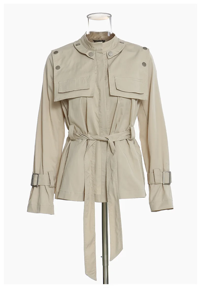 MSXU Women New Autumn Winter Elegant Vintage Retro Belt Tunic Casual Short Trench Coat Windbreaker
MSXU Women New Autumn Winter Elegant Vintage Retro Belt Tunic Casual Short Trench Coat Windbreaker