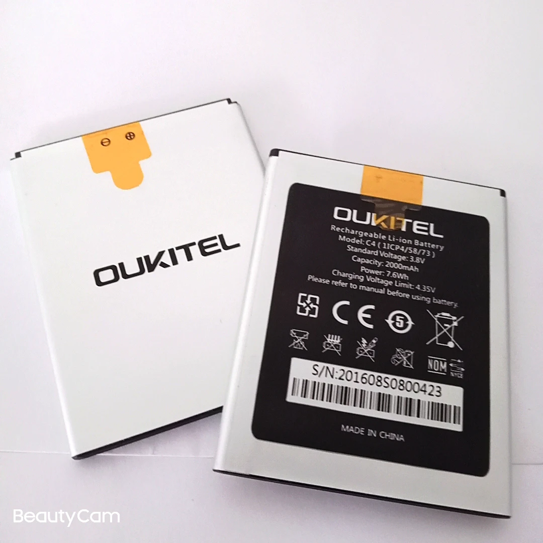 New Original Oukitel C4 Battery High Quality Battery for Oukitel C4+Tracking Number
New Original Oukitel C4 Battery High Quality Battery for Oukitel C4+Tracking Number