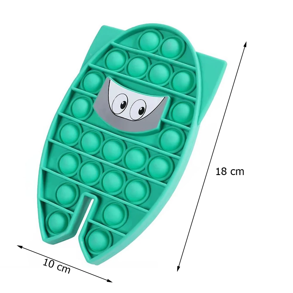 Silicone Push Bubble Fidget Decompression Sensory Toys Autism Stress Relief Concentration for Adult Kids Puzzle Toy 5 Colors
Silicone Push Bubble Fidget Decompression Sensory Toys Autism Stress Relief Concentration for Adult Kids Puzzle Toy 5 Colors