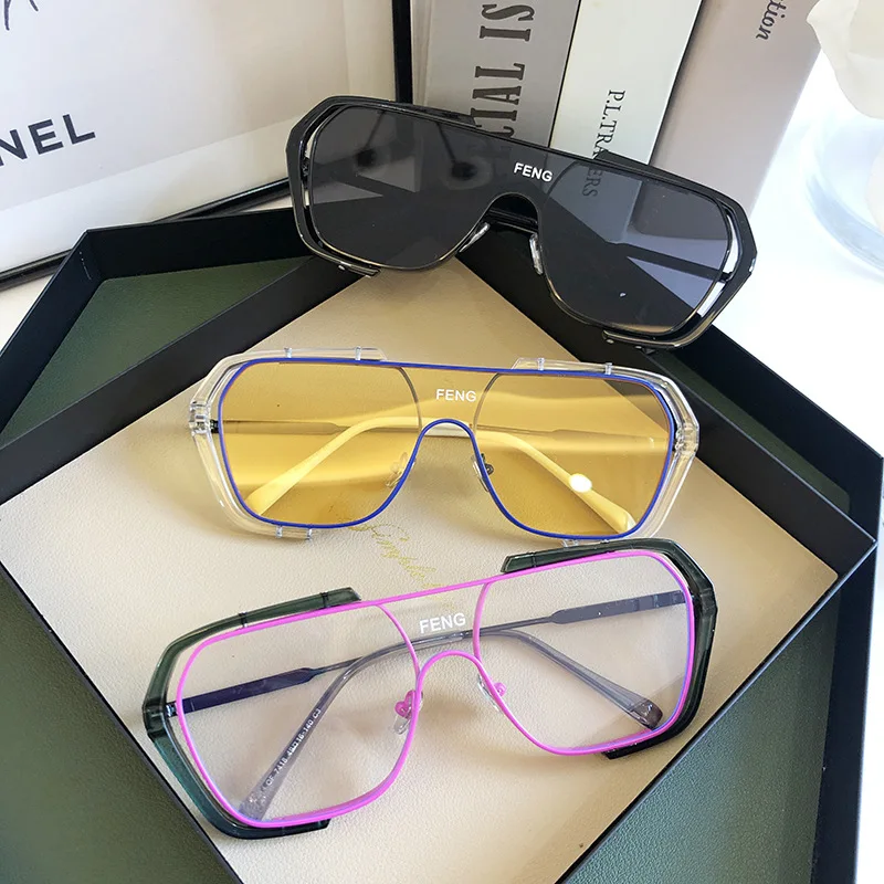 western integrated sunglasses female frame square printed sunglasses personality transparent anti-blue glasses frame sunglass
western integrated sunglasses female frame square printed sunglasses personality transparent anti-blue glasses frame sunglass