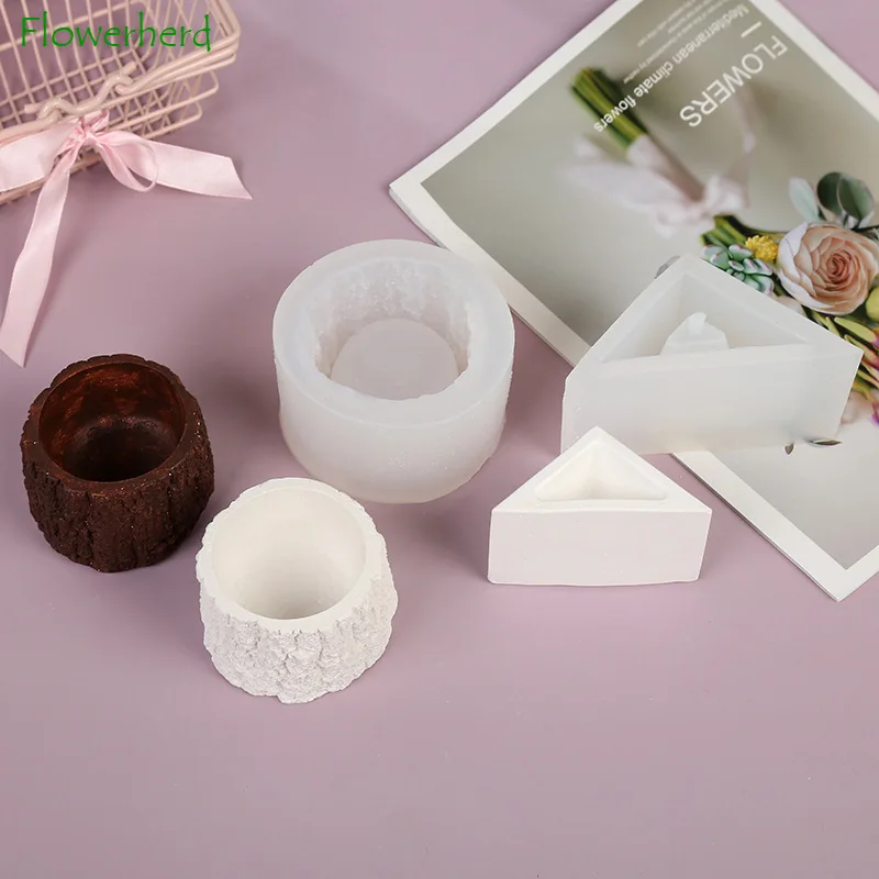 3D Tree Stump Flower Pot Clay Molds Triangle Succulent Plant Silicone Mould DIY Resin Molds Cement Concrete Plaster Pot Mold
3D Tree Stump Flower Pot Clay Molds Triangle Succulent Plant Silicone Mould DIY Resin Molds Cement Concrete Plaster Pot Mold