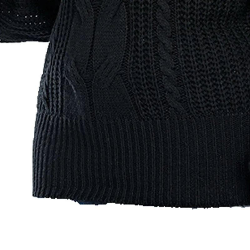 Women's Sweaters 2020 Fashion Pullover Knitted Black Crew-Neck Large Size Loose Warm Korean Style Winter Clothes Long Sleeve Top
Women's Sweaters 2020 Fashion Pullover Knitted Black Crew-Neck Large Size Loose Warm Korean Style Winter Clothes Long Sleeve Top