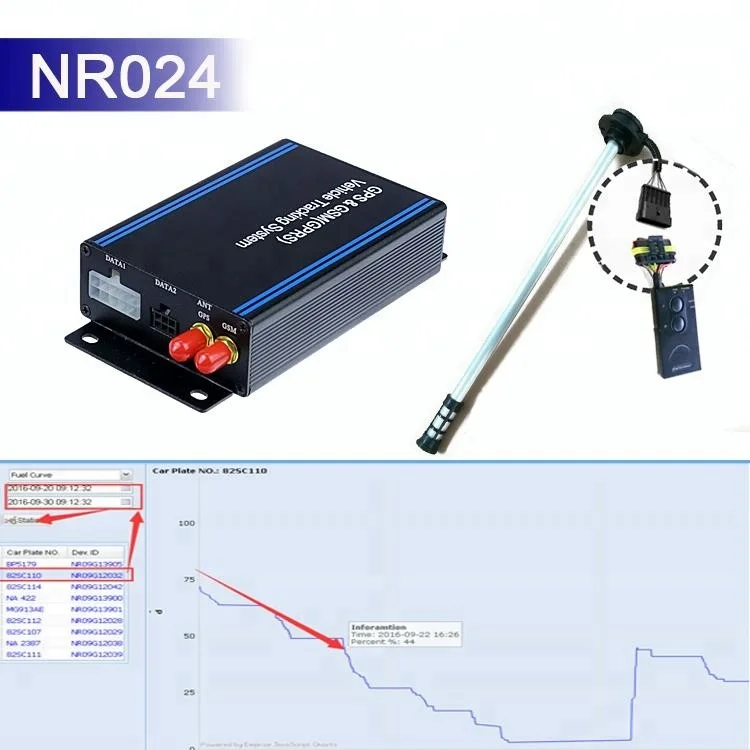 

NR024 Fuel Sensor GPS tracker tracking system and traccar tracking
