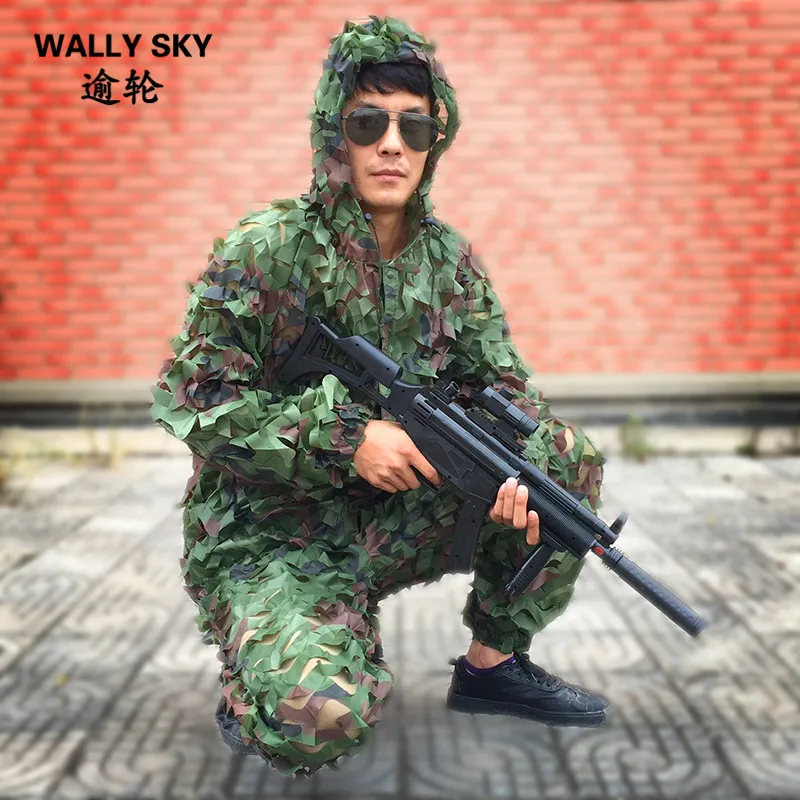 Men Jungle CS Camouflage Clothes Military Suit Tactical Ghillie Suit Hunting Clothes Forest Hide Cape
Men Jungle CS Camouflage Clothes Military Suit Tactical Ghillie Suit Hunting Clothes Forest Hide Cape