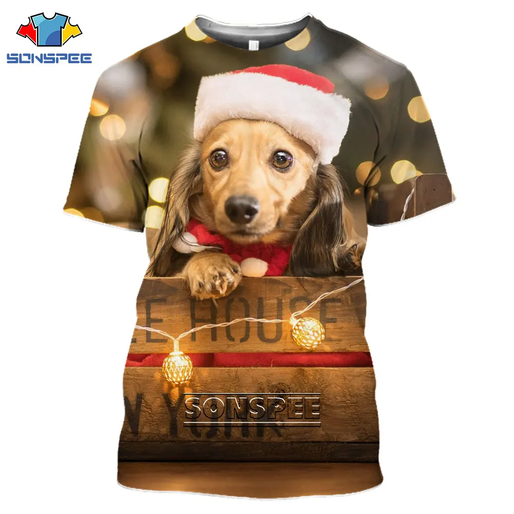 SONSPEE Sausage dog Golden Retriever Animal Men Women 3D Print T-shirt Summer Harajuku Oversized Casual Short Sleeve O-Neck Top
SONSPEE Sausage dog Golden Retriever Animal Men Women 3D Print T-shirt Summer Harajuku Oversized Casual Short Sleeve O-Neck Top