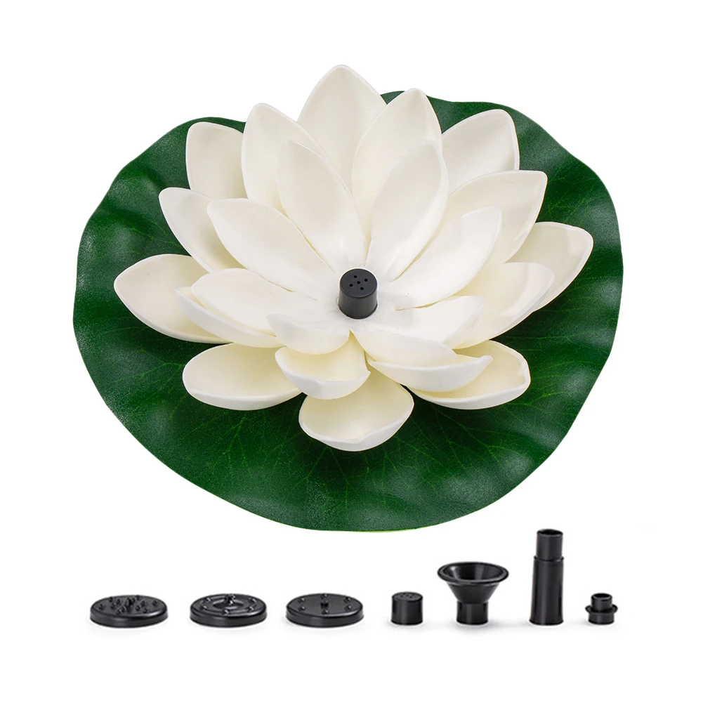 W Solar Fountain Pump Flower Shape Rose Bird Bath Fountain Pump Brushless Pump For Garden And Patio Decoration Attractive
W Solar Fountain Pump Flower Shape Rose Bird Bath Fountain Pump Brushless Pump For Garden And Patio Decoration Attractive