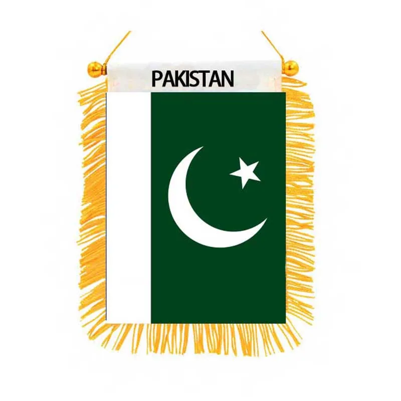 Pakistan Double Sided Black-out Mini Flags High Quality Printed National Hanging Flags Home Decor
Pakistan Double Sided Black-out Mini Flags High Quality Printed National Hanging Flags Home Decor