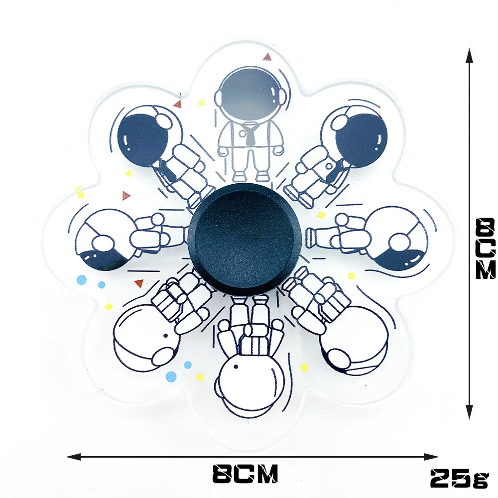 1Pcs Cartoon Figure Fidget Spinner Toys ABS Colorful Gyro Toy Relief Stress Educational Fingertip Rattle Toys for Children Adult
1Pcs Cartoon Figure Fidget Spinner Toys ABS Colorful Gyro Toy Relief Stress Educational Fingertip Rattle Toys for Children Adult