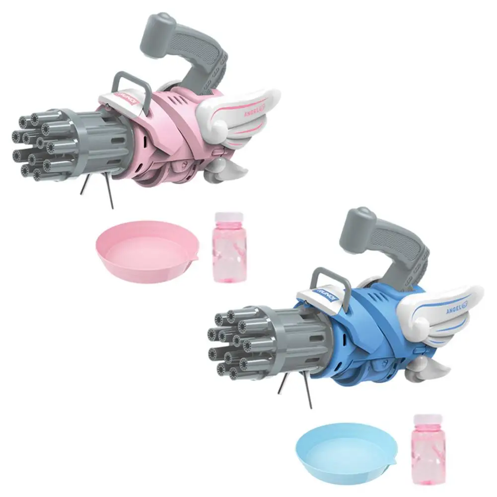 Kids Toys Electric Bubble Gun 2-in-1 Angel Bubble Machine With Soap Bowl/bottle Bubble Blower For Kids Outdoor Toys Sports Gift
Kids Toys Electric Bubble Gun 2-in-1 Angel Bubble Machine With Soap Bowl/bottle Bubble Blower For Kids Outdoor Toys Sports Gift