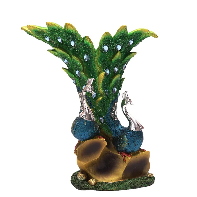 Home Decoration Peacock Statue Vase Ornament Resin Animal Peacock Crafts Wine Cabinet TV Home Office Decoration Accessories
Home Decoration Peacock Statue Vase Ornament Resin Animal Peacock Crafts Wine Cabinet TV Home Office Decoration Accessories